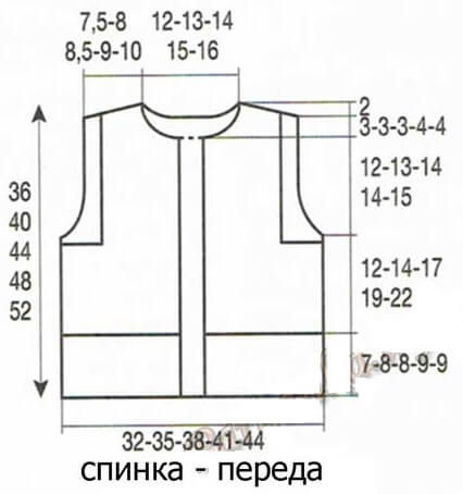 Жилет с лентами - французский шик