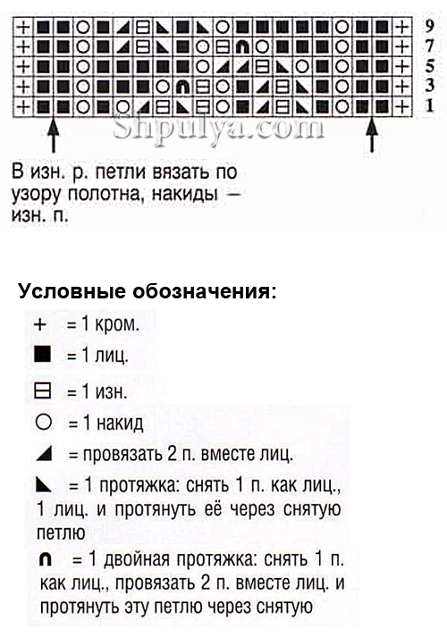 Ажурный узор листья спицами 30, ажурные схемы спицами, ажурные узоры спицами, схемы ажурных узоров, вязание ажурных узоров, ажурные узоры схемы описания, узоры спицами, схемы узоров, схемы спицами, схемы вязания, узоры спицами схемы, схемы вязания спицами, ажурный узор с листьями спицами,