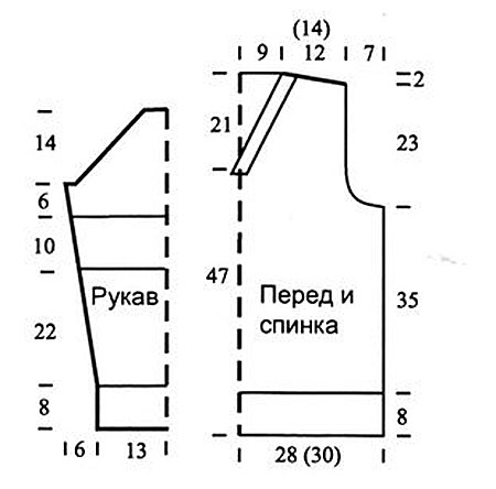 Мужской пуловер V-образным вырезом из меланжевой пряжи, вязание спицами для мужчин с описанием, мужской пуловер спицами описание схема, описание вязания мужского свитера, вязаный мужской пуловер схема, купить пряжу, итальянская пряжа в бобинах, сайт о вязании www.shpulya.com