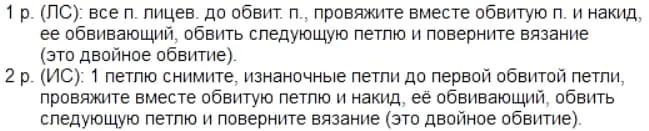 Подпяточник желтого носка ажурной вязкой с описанием