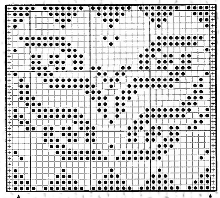 Жаккардовый узор спицами 18, орнамент спицами, жаккардовые узоры, схемы узоров, схемы вязания, рисунки спицами, узоры спицами, вязание спицами, норвежские узоры,