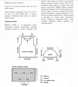 Футболка для девочки спицами - бесплатные переводы японских журналов