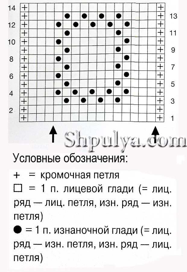 Структурный узор спицами 10, схемы спицами, узоры спицами, схемы узоров, схемы вязания, узоры для вязания,