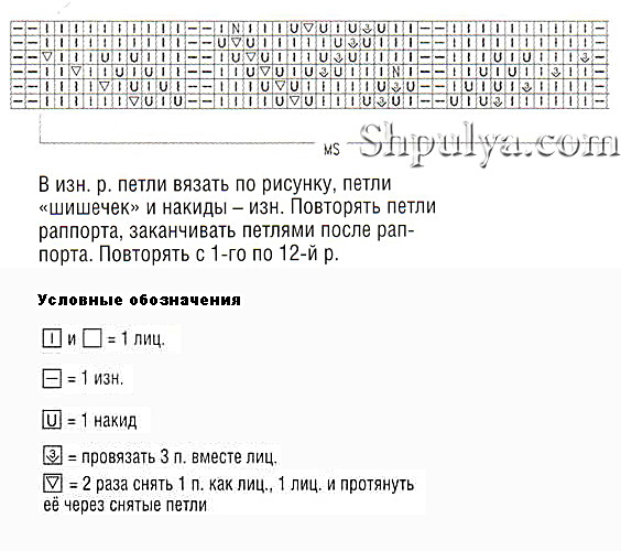 Ажурный узор спицами 4, ажурные схемы спицами, ажурные узоры спицами, схемы ажурных узоров, вязание ажурных узоров, ажурные узоры схемы описания, узоры спицами, схемы узоров, схемы спицами, схемы вязания, узоры спицами схемы, схемы вязания спицами,