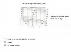 Косынка для девочки схема