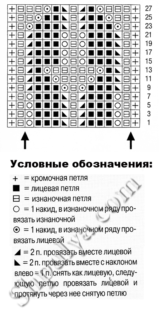 Ажурный узор листья спицами 34, ажурные схемы спицами, ажурные узоры спицами, схемы ажурных узоров, вязание ажурных узоров, ажурные узоры схемы описания, узоры спицами, схемы узоров, схемы спицами, схемы вязания, узоры спицами схемы, схемы вязания спицами, ажурный узор с листьями спицами,